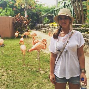 Lilly Pulitzer for Target girls white top XL